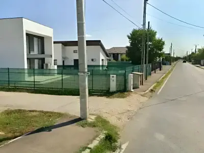 Teren de vanzare in Balotești Ilfov zona cu drum neasfaltat