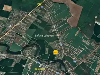 Vanzare teren Balotesti Ilfov zona Saftica Lahovari