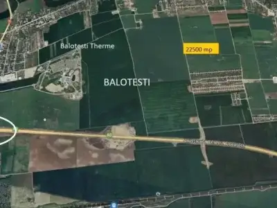 Teren intravilan de vanzare Balotești, Ilfov - 12500 mp, pozitie excelenta img 2