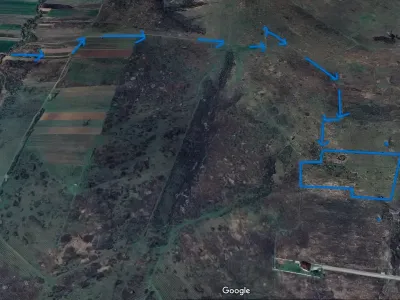 teren vanzare-cumparare Breznița-Ocol Mehedinți vedere satelit