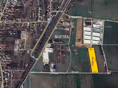 harta satelit teren de vanzare-cumparare Buftea Ilfov