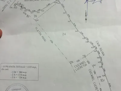 harta localizare teren vanzare cumparare Ceahlău Neamț