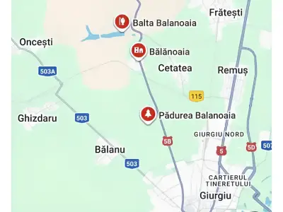 schita cadastrala teren de vanzare cumparare in Cetatea Giurgiu