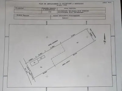 schita plan cadastral teren vanzare cumparare Cetatea Teleorman