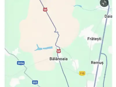harta satelit teren de vanzare cumparare in Cetatea Giurgiu