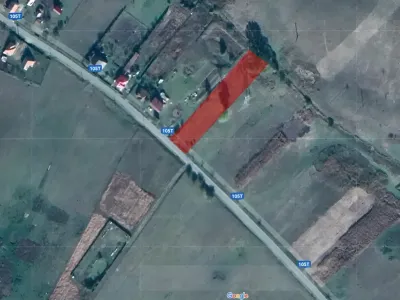 vedere din satelit teren vanzare cumparare Chinteni Cluj