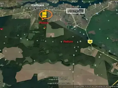 Locatie teren de vanzare cumparare in Cioflinceni Ilfov