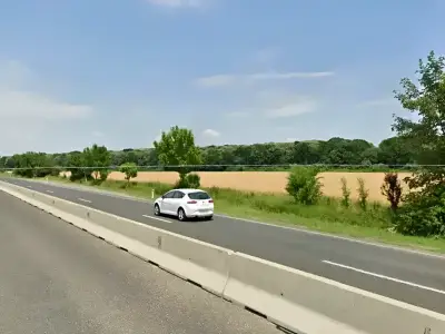 drum acces teren vanzare cumparare langa autostrada Ciolpani Ilfov