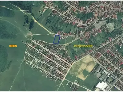 Teren vanzare cumparare Codlea Brașov hartă localizare lot