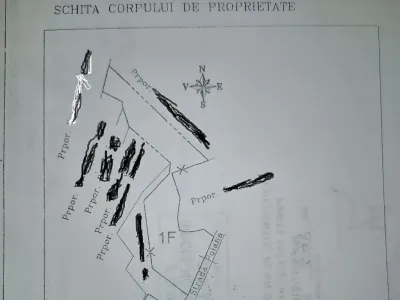 Schita cadastrala teren vanzare cumparare Comarnic Prahova