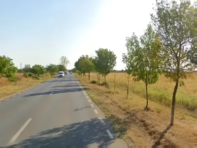Drum de acces spre teren vanzare cumparare Corbeanca Ilfov