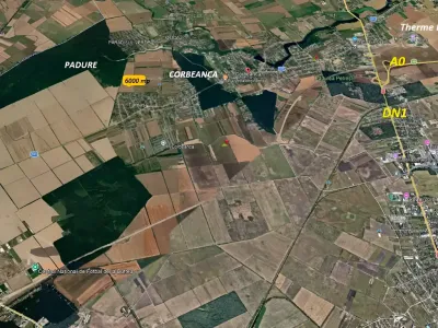 Localizare teren vanzare cumparare Corbeanca Ilfov