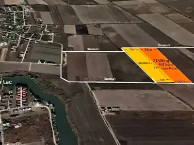 Harta locatie teren de vanzare Corbeanca Ilfov satelit