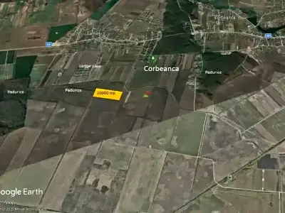 teren vanzare cumparare Corbeanca Ilfov harta satelit