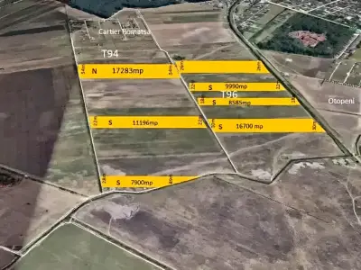 Harta satelit teren vanzare cumparare Corbeanca Ilfov