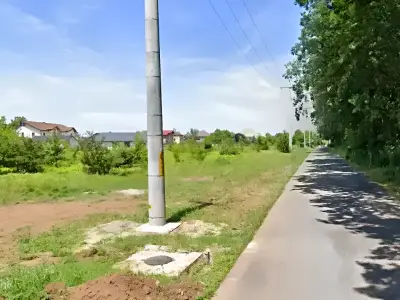 Teren de vanzare in Corbeanca Ilfov langa drum cu iluminat