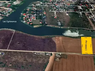 Locatie teren vanzare Corbeanca Ilfov langa Lac Corbeanca