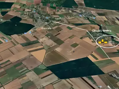 vedere satelit teren de vanzare-cumparare Creata Ilfov