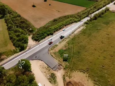 Teren vanzare cumparare Crevedia Dambovita drum asfaltat