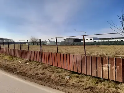 Teren de vanzare in Dascălu Ilfov cu gard la drum neasfaltat