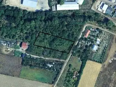 vedere aeriana satelit teren vanzare cumparare Focșani Vrancea