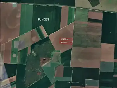 Oferta vanzare teren in Fundeni Călărași reper satelit