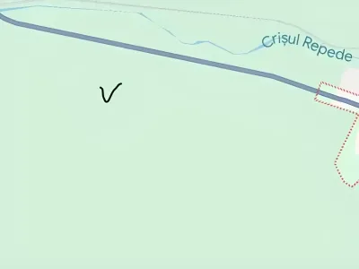 Teren vanzare cumparare langa Crisul Repede in Huedin Cluj