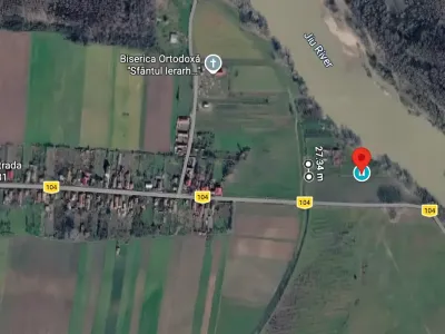localizare teren vanzare cumparare Jiul Dolj harta satelit