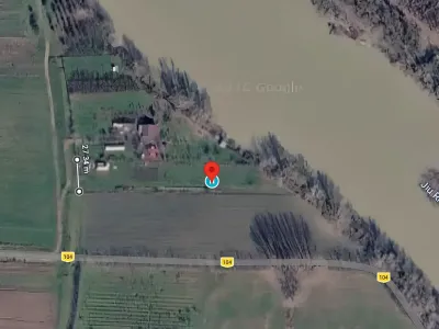 harta satelit teren vanzare cumparare Jiul Dolj langa rau