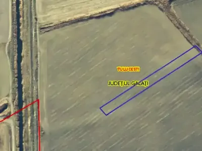 harta interactiva zona teren vanzare cumparare Liești Galați