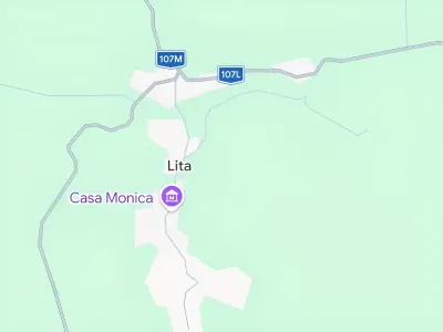 harta satelit teren vanzare cumparare Lita Cluj localizare