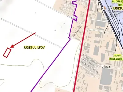 Harta judet Ilfov teren vanzare cumparare Măgurele