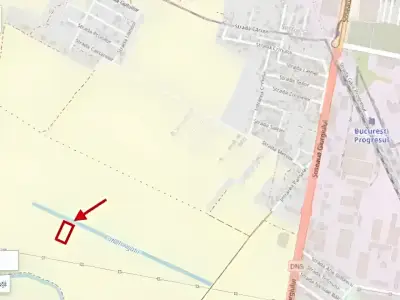 Harta cu locatie teren vanzare cumparare Măgurele Ilfov