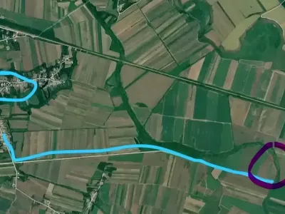 Harta localizare teren vanzare cumparare Mătăsaru Dâmbovița