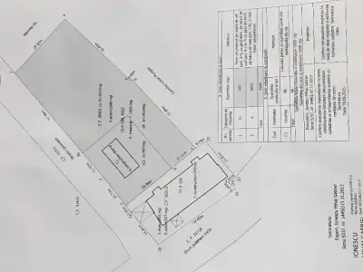 Plan cadastral vanzare cumparare teren casa Murgași Dolj
