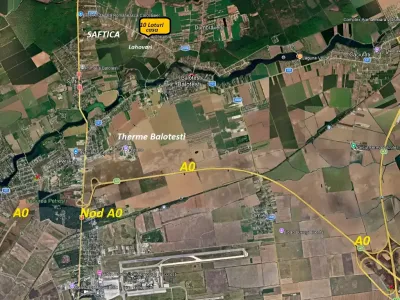 Teren de vanzare cumparare langa aeroport Săftica Ilfov satelit