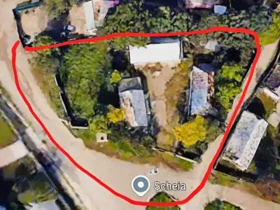 harta satelit teren vanzare cumparare Șcheia Suceava pădure