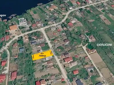 harta localizare satelit teren vanzare cumparare Snagov Ilfov