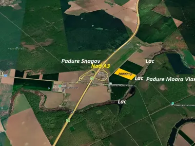 harta satelit padure teren vanzare cumparare Snagov Ilfov