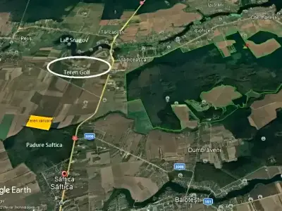 Locatie teren de vanzare cumparare in apropiere Snagov Ilfov