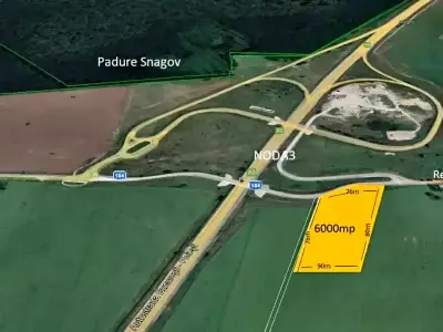 Harta cu teren de vanzare situat in Padure Snagov Ilfov