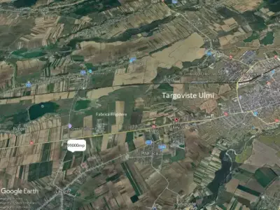 Harta teren vanzare cumparare Târgoviște Ulmi Dâmbovița