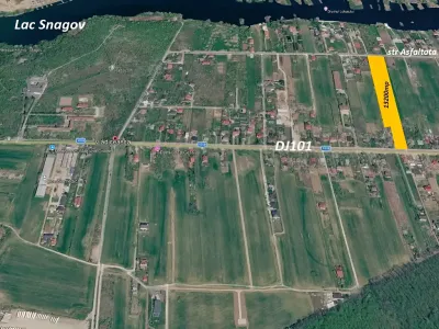 harta satelit teren vanzare cumparare Vladiceasca Ilfov