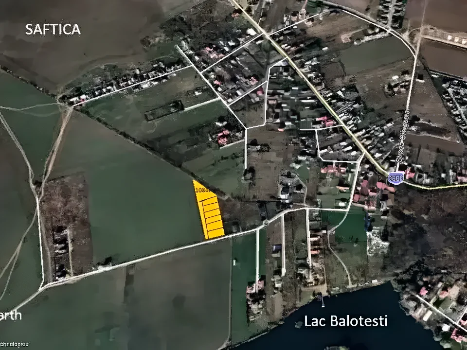 Vanzare teren Balotesti Ilfov vedere Lac Balotesti