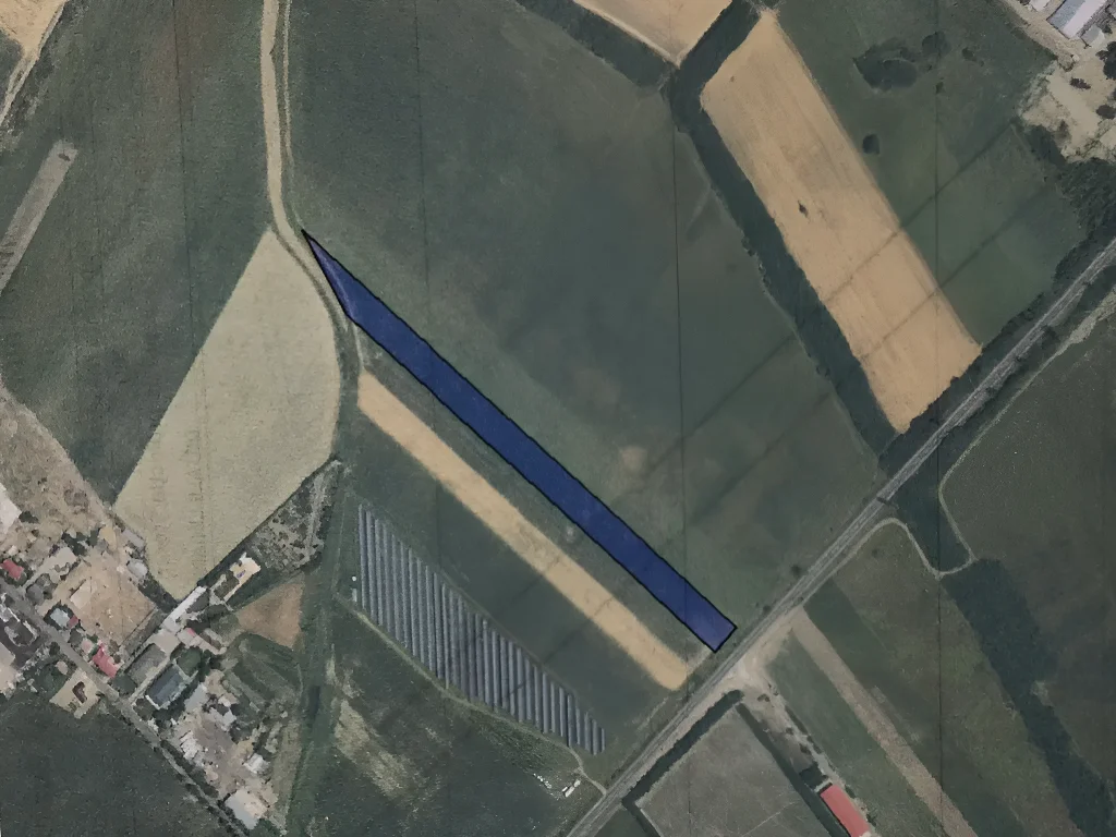 vedere aeriana parcela teren vanzare cumparare Buzău Buzău
