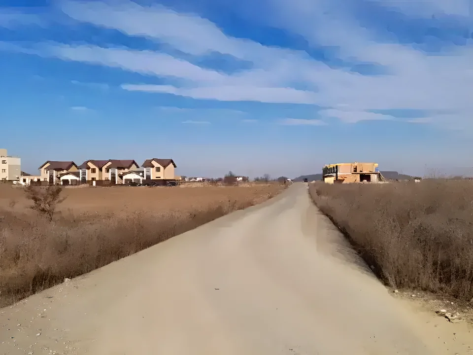 Teren de vanzare Corbeanca Ilfov drum acces neasfaltat